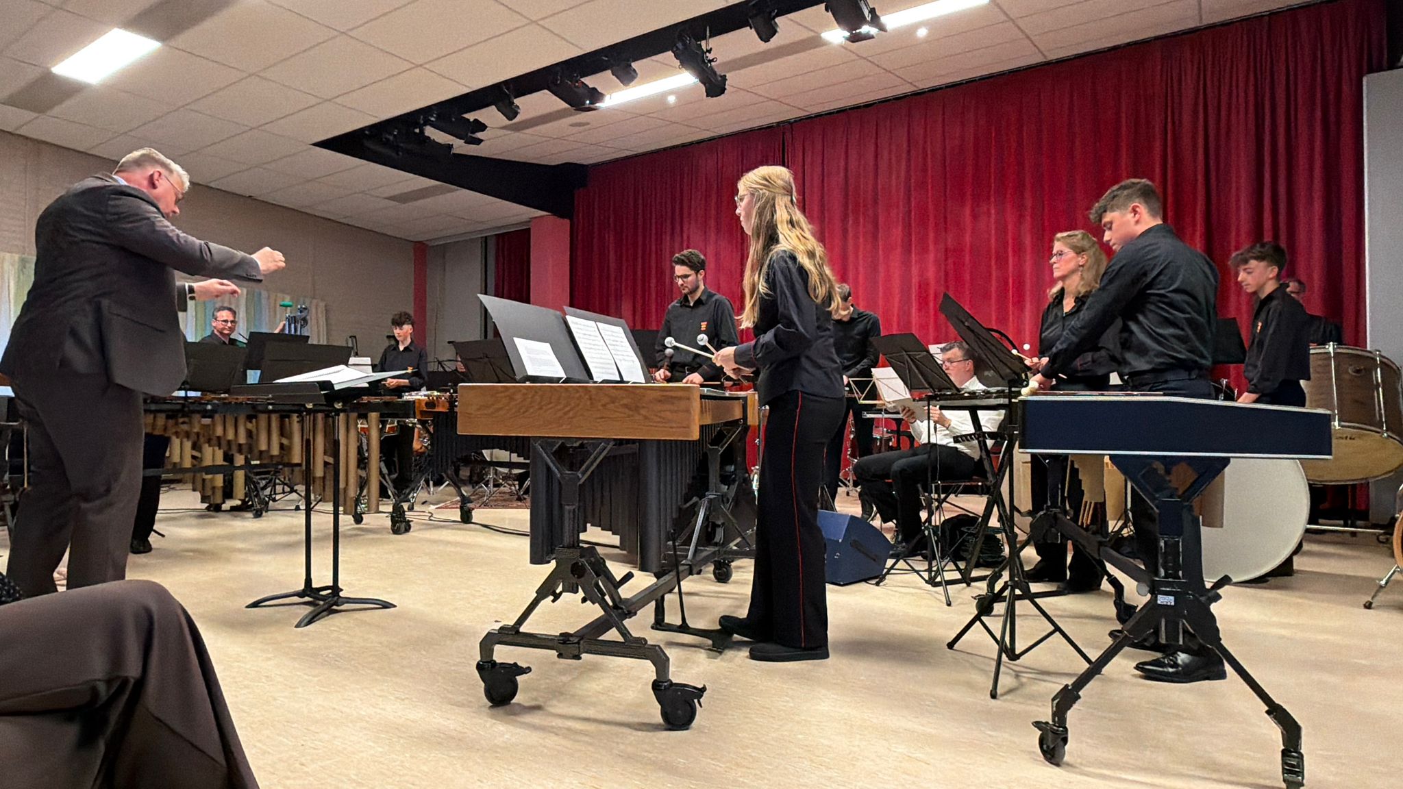 Mooi concert drumband in Grubbenvorst