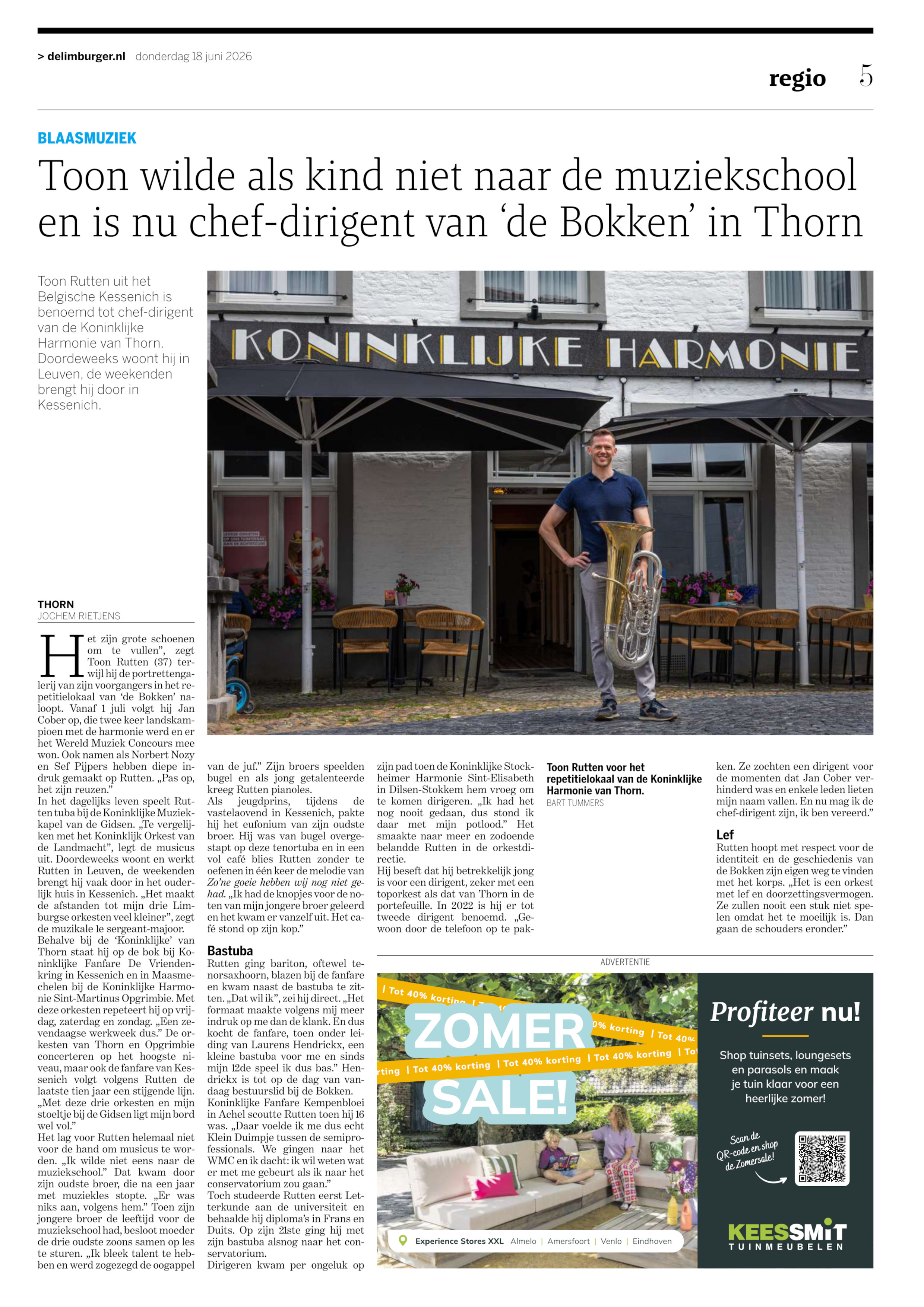 Paginagrote aandacht voor onze nieuwe Chef